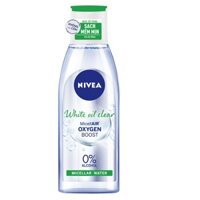 Nước Tẩy Trang Nivea Sáng Da Giúp Sạch Nhờn 200ml | White Oil Clear 0% Alcohol Micellar Water