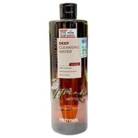 Nước Tẩy Trang PrettySkin Cleansing Water 500ml - Galactomyces First Deep - Nâu (chai)