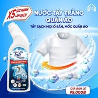 Nước tẩy trắng quần áo cực mạnh,sạch nhanh, tẩy sạch các vết bẩn mốc ố vàng trên áo quần