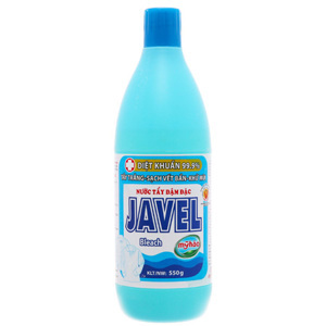 Nước tẩy trắng quần áo Javel chai 550g