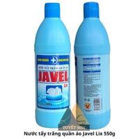Nước tẩy trắng quần áo Javel Lix 550g