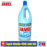 Nước Tẩy Trắng Quần Áo Lix Javel 2Kg JL200 - Sạch Khuẩn Khử Mùi Hôi LazadaMall