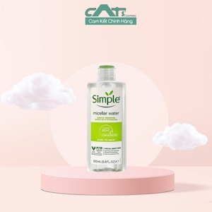 Nước tẩy trang Simple Cleansing Micellar Water 198ml