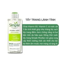 NƯỚC TẨY TRANG SIMPLE KIND