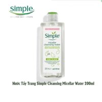 Nước Tẩy Trang Simple Micellar Cleansing Water 200ml