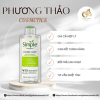 Nước tẩy trang Simple Micellar Cleansing Water 200ml