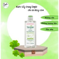 Nước tẩy trang Simple Micellar Cleansing Water