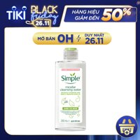 Nước tẩy trang Simple Cleansing Micellar Water 200ml