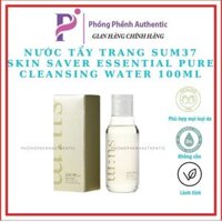 NƯỚC TẨY TRANG SUM 37 SKIN ESSENTIAL CLEANSING WATER 100ML