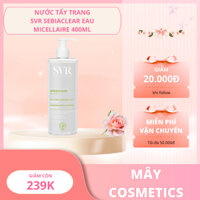 Nước Tẩy Trang SVR Sebiaclear Eau Micellaire Cho Da Dầu Mụn, Nhạy Cảm 400ml