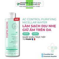Nước Tẩy Trang Topicrem AC CONTROL Purifying Micellar Water Cho Da Dầu, Hỗn Hợp 400ml