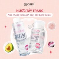 Nước Tẩy Trang Tự nhiên Không cồn Sạch sâu Căng Mịn da GAU Make Up Remover Avocado oil & Rose 200ml