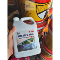 Nước tẩy xi măng HT01 can 1.8Lít , tẩy ron gạch loại mạnh nhất tặng pad chà rửa, tẩy rong rêu cũ bẩn