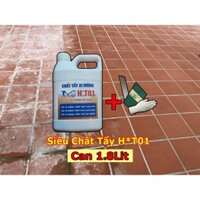 Nước Tẩy Xi Măng HT01 Loại 1,8Lit - Tặng Bộ Dụng Cụ Vệ Sinh 3 Món