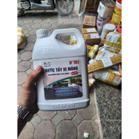 Nước tẩy xi măng HT01, tẩy ron gạch loại mạnh nhất tặng pad chà rửa, tẩy rong rêu cũ bẩn, đất cát