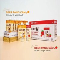 Nước thạch nhung hươu DEER PANG Hàn Quốc Không đường Giúp trẻ ngon miệng Tăng chiều cao Tăng đề kháng 120ml