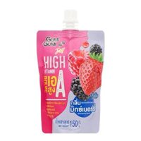 Nước Thạch Vitamin A Vị Quả Mọng, Gumi Gumi, Jelly Carrageenan & Konjac with Vitamin A Complex, Mixed Berries (150g) - SAPPE
