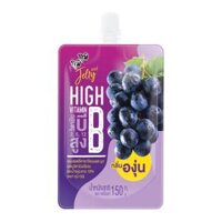 Nước Thạch Vitamin B Vị Nho, Gumi Gumi, Jelly Carrageenan & Konjac with Vitamin B Complex, Grape (150g) - SAPPE