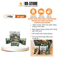 Nước thải độc gan thận đông trùng hạ thảo Hovenia Cordyceps Drink ( Hộp 30 Gói x 80ml )
