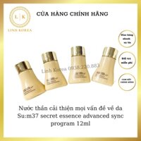 Nước thần cải thiện mọi vấn đề về da Su:m37 secret essence advanced sync program 12ml