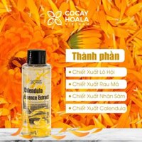 Nước thần hoa cúc 2in1 Calendula Essence Extract- Cấp ẩm, sáng da, se khít lỗ chân lông Cocayhoala 100ml
