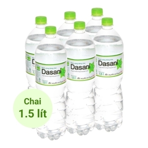 Nước tinh khiết Dasani - 1.5 lít, 6 chai