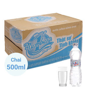 Nước tinh khiết Number one 500ml – Thùng