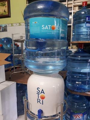 Nước tinh khiết Satori bình vòi 20 lít