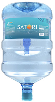 Nước tinh khiết Satori bình úp 20 lít