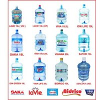Nước tinh khiết và nước khoáng đóng bình 20l ( luôn vỏ bình ) - Hổ trợ tại TP.Hồ Chí Minh
