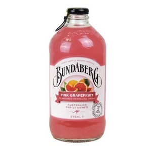 Nước trái cây Bundaberg Pink Grapefruit 8% Úc – 12 chai 375ml