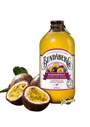 Nước trái cây chanh dây Bundaberg - Chai 375ml, Thùng 12 chai