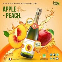 Nước Trái Cây Có Ga Hữu Cơ - sampanh nước hoa quả từ Pháp Valde France Paul Brassac 750ml