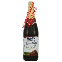 Nước trái cây có ga nho đỏ Welch's 750ml