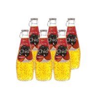 Nước Trái Cây Hạt Chia Hương Đào 290ml (6 chai)
