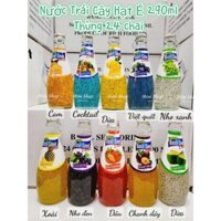 Nước trái cây hạt é 290ml ( thùng mix ) Lý Mai