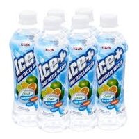 Nước Trái Cây Ice+ vị Cam Chanh - Lốc 6 Chai 490ml (Lốc)