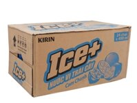 Nước Trái Cây Ice+ vị Cam Chanh - Thùng 24 Chai 490ml (Thùng)