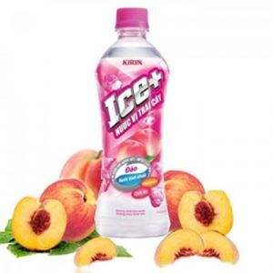 Nước trái cây Ice+ vị đào - 500ml