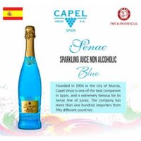 Nước Trái Cây Lên Men Có Ga Không Cồn Senac Cocktail - Vị Việt Quất Tây Ban Nha 750ml