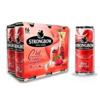 Nước Trái Cây Lên Men Strongbow Vị Red Berries 330ml x Lốc 6 Lon