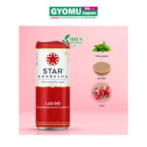 Nước trái cây Star Kombucha vị lựu đỏ 250ml