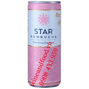 Nước trái cây Star Kombucha vị vải kiwi 250ml