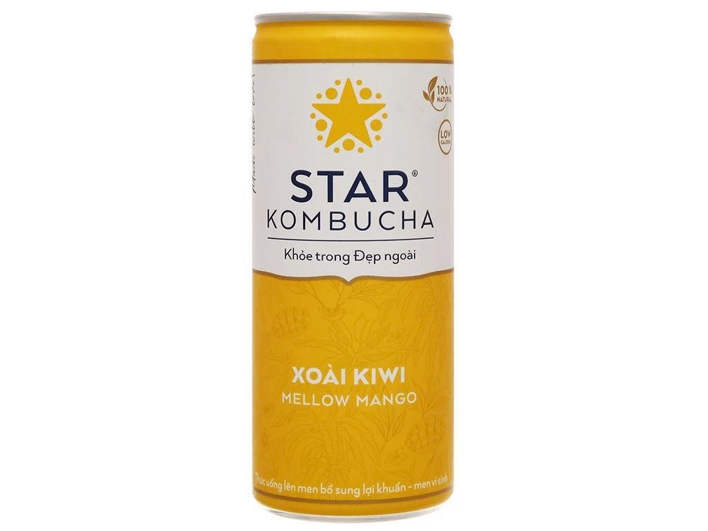 Nước trái cây Star Kombucha vị xoài kiwi 250ml