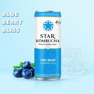 Nước trái cây Star Kombucha vị việt quất 250ml