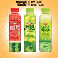 Nước trái cây thạch nha đam OKF Hàn Quốc 500ml nhiều vị, Nước ép trái cây tươi, giàu dinh dưỡng