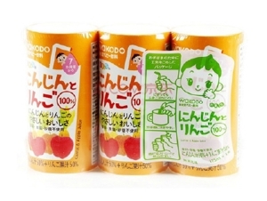 Nước trái cây Wakodo pha sẵn vị tổng hợp cho bé từ 7 tháng