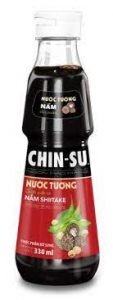 Nước tương Chinsu nấm Shiitake chai 330ml