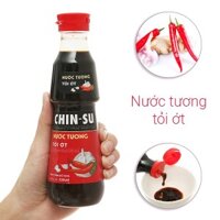 Nước tương Chinsu tỏi ớt chai 330ml