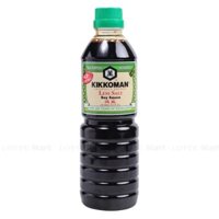 Nước Tương Ít Muối 43 % Kikkoman 600ml/ Less Salt Soy Sauce Kikkoman Japan - Nhập Khẩu Chính Hãng Japan - SGC FOOD